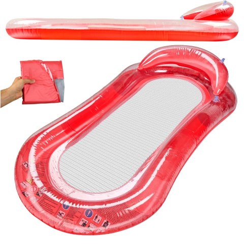 Materac dmuchany do pływania basenu wodny z siatką czerwony BESTWAY 43103 Kik Sp. z o. o. Sp. k.