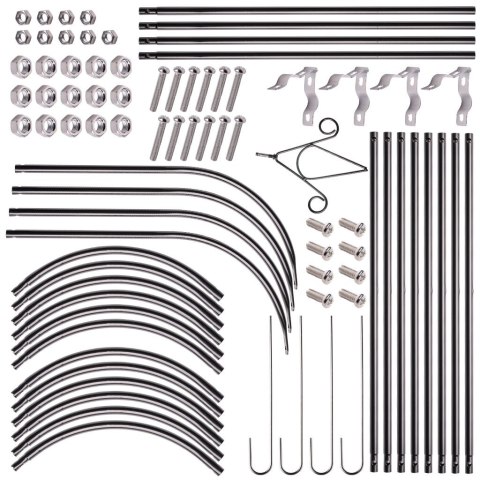 Pergola ogrodowa LUARO kolumnowa słup kolumna dzwon stojak na róże kwiaty pnące metalowa 195 cm Kik Sp. z o. o. Sp. k.