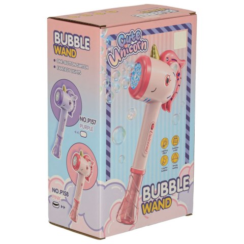 Pistolet na bańki mydlane maszyna do baniek jednorożec różdżka światło dźwięk Kik Sp. z o. o. Sp. k.