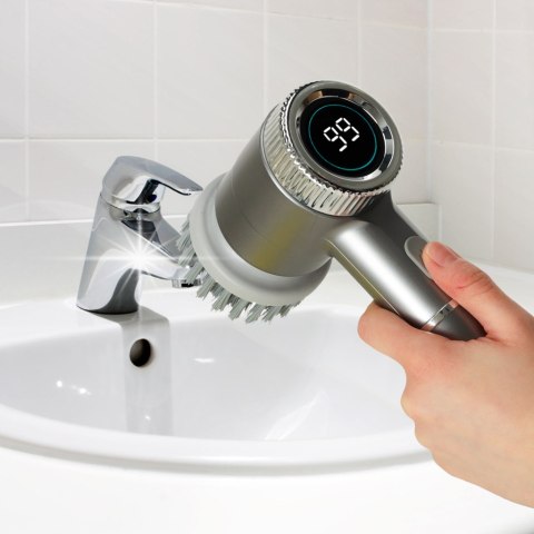 Szczotka myjka elektryczna do czyszczenia 5w1 do łazienki podłogi fug basenu LED Kik Sp. z o. o. Sp. k.