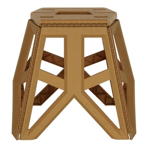 Taboret składany krzesełko turystyczne kempingowe przenośne 40 cm beżowy Kik Sp. z o. o. Sp. k.