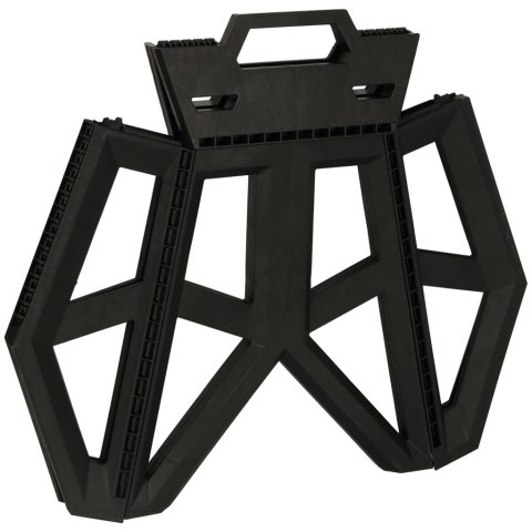 Taboret składany krzesełko turystyczne kempingowe przenośne 40 cm czarny Kik Sp. z o. o. Sp. k.