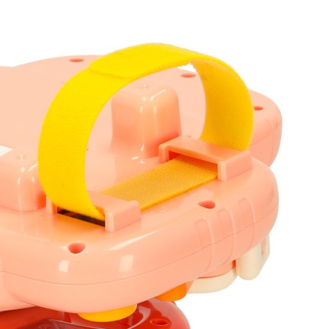 Zabawka interaktywna kierownica dla dzieci dziecka malucha do wózka symulator muzyka dźwięki różowa Kik Sp. z o. o. Sp. k.