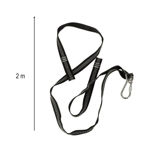 Zestaw do montażu mocowania huśtawki uchwyt do hamaka pas + karabińczyk 300kg Kik Sp. z o. o. Sp. k.