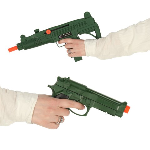 Zestaw wojskowy strój kamizelka karabin lornetka Kik Sp. z o. o. Sp. k.