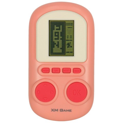 Gra elektroniczna zręcznościowa mini konsola przenośna kieszonkowa różowa Kik Sp. z o. o. Sp. k.