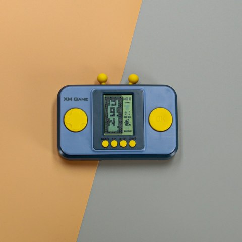 Gra zręcznościowa elektroniczna konsola retro gierka przenośna kieszonkowa szara Kik Sp. z o. o. Sp. k.