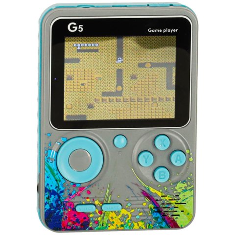 Konsola przenośna do gier mini elektroniczna retro 500 gier szara Kik Sp. z o. o. Sp. k.