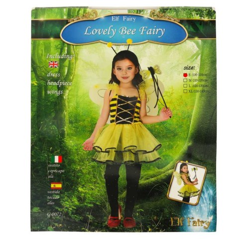 Kostium strój karnawałowy przebranie pszczółka pszczoła opaska 3 el Kik Sp. z o. o. Sp. k.