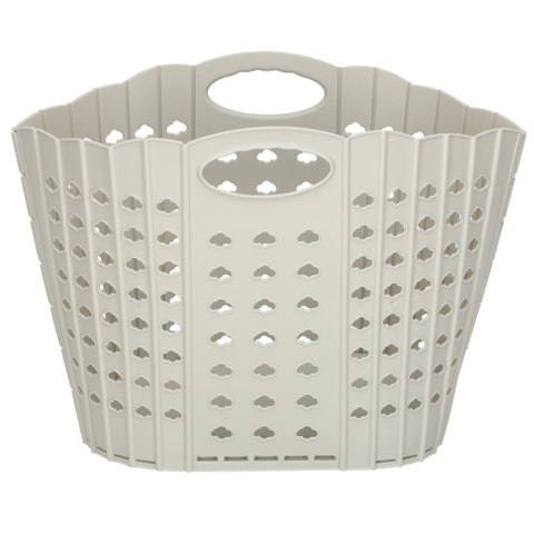 Kosz na zakupy pranie składany organizer łazienkowy z uchwytem szary Kik Sp. z o. o. Sp. k.