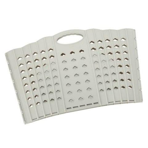 Kosz na zakupy pranie składany organizer łazienkowy z uchwytem szary Kik Sp. z o. o. Sp. k.