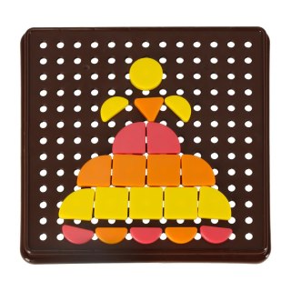 Mozaika geometryczna układanka kreatywna kształty 170 elementów Kik Sp. z o. o. Sp. k.