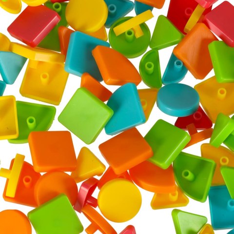 Mozaika geometryczna układanka kreatywna kształty 170 elementów Kik Sp. z o. o. Sp. k.