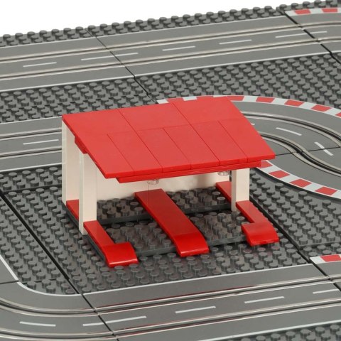 Tor wyścigowy samochodowy elektryczny policyjny 2 auta autka kontrolery zakręty klocki konstrukcyjne GD-03 Kik Sp. z o. o. Sp. k.