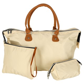 Torba podróżna wielofunkcyjna do wózka dla mamy zestaw beżowa Kik Sp. z o. o. Sp. k.