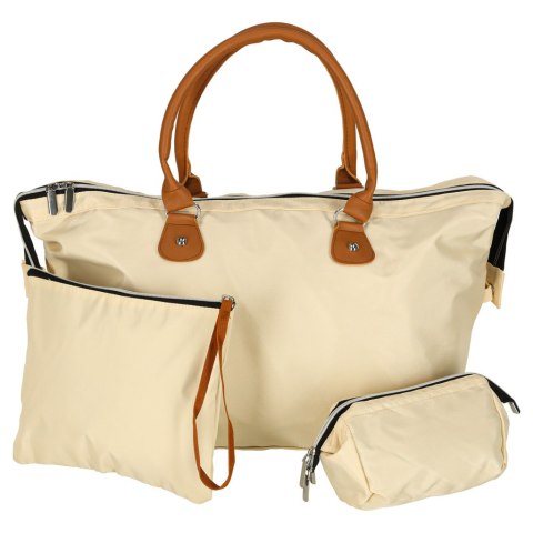 Torba podróżna wielofunkcyjna do wózka dla mamy zestaw beżowa Kik Sp. z o. o. Sp. k.