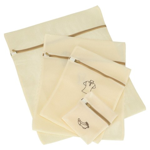 Worek siatka torba do prania bielizny ubrań spodni z zamkiem 6 szt Kik Sp. z o. o. Sp. k.