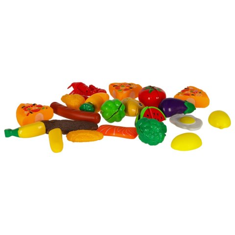 Zestaw Warzyw i Owoców do Krojenia 36 el. z Akcesoriami - Kreatywna Zabawa w Gotowanie Kik Sp. z o. o. Sp. k.