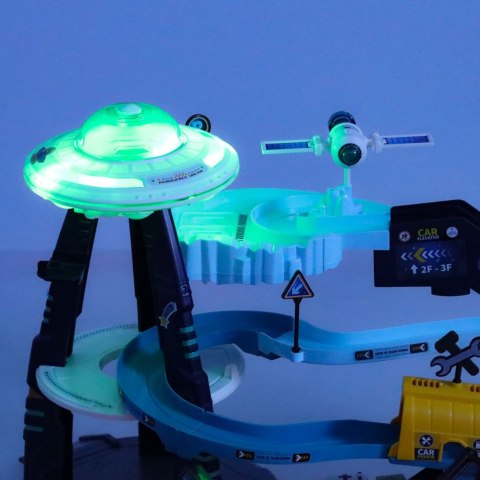 Kosmiczny tor samochodowy wielopoziomowy kierownica Kik Sp. z o. o. Sp. k.