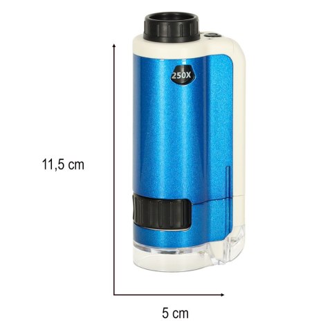 Mikroskop kieszonkowy szkolny edukacyjny naukowy mini LED Kik Sp. z o. o. Sp. k.