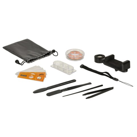 Mikroskop kieszonkowy szkolny edukacyjny naukowy mini LED akcesoria Kik Sp. z o. o. Sp. k.