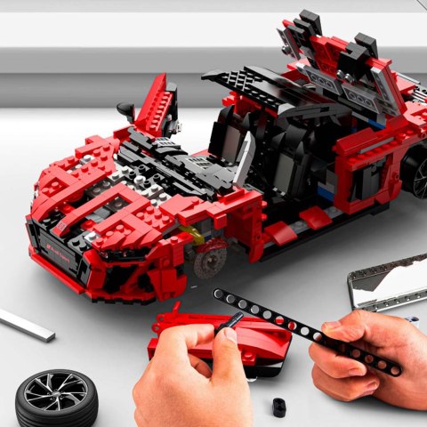 Samochód Rastar 93800 AUDI R8 Spyder 1:14 klocki 1440 el. Kik Sp. z o. o. Sp. k.