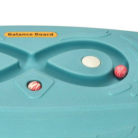 Deska do balansowania bujania równoważnia z labiryntem bujak balansowy dla dzieci turkusowa Kik Sp. z o. o. Sp. k.