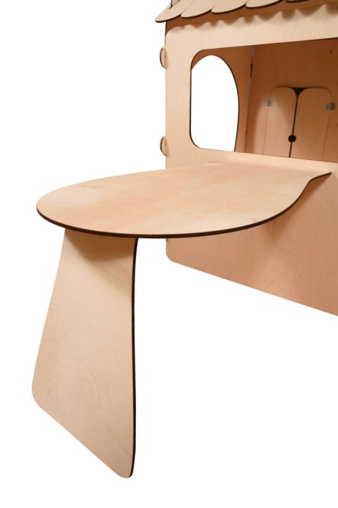 Domek ogrodowy drewniany stolik tablica kredowa 86 x 137 x 105 cm "3Toysm" Dzięgielewski Tomasz