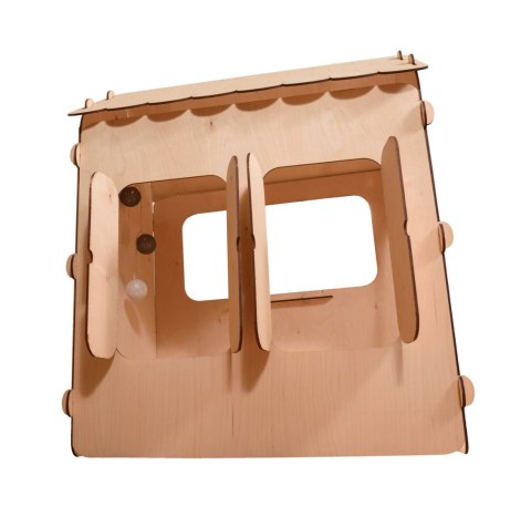 Domek ogrodowy drewniany stolik tablica kredowa 86 x 137 x 105 cm "3Toysm" Dzięgielewski Tomasz