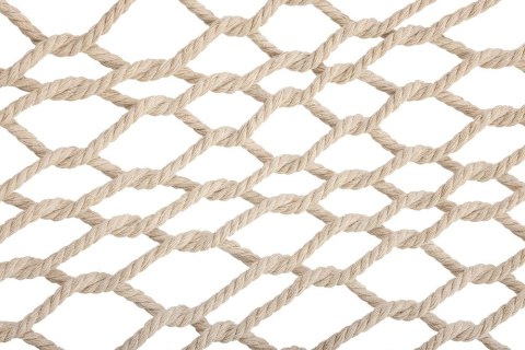 Hamak ogrodowy brazylijski boho siatka frędzle 200cm 150kg Ecru Kik Sp. z o. o. Sp. k.