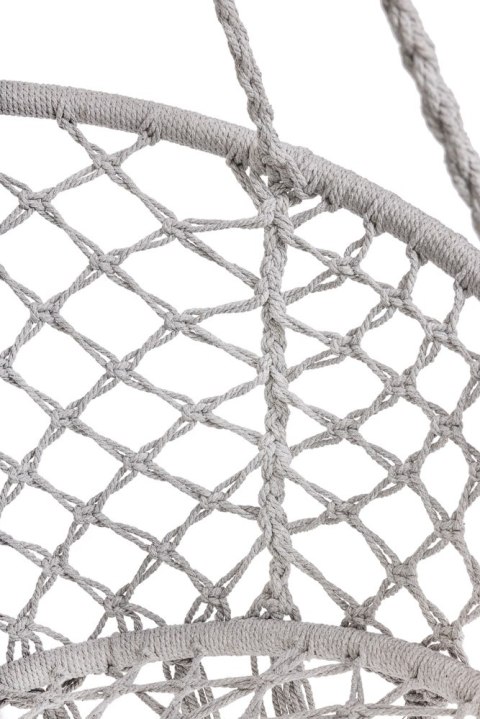 Huśtawka ogrodowa LUARO bocianie gniazdo z poduszką XXL szare 80cm 150kg Kik Sp. z o. o. Sp. k.