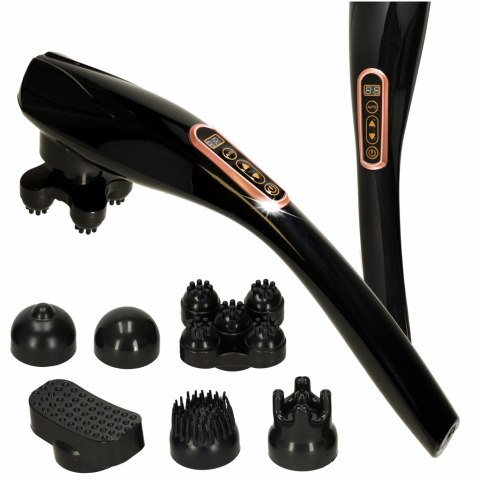 Masażer do pleców wibracyjny masaż ciała karku 6 głowic zestaw bezprzewodowy 6w1 Kik Sp. z o. o. Sp. k.