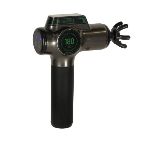 Pistolet do masażu masażer do pleców ciała wyświetlacz LED 8w1 Kik Sp. z o. o. Sp. k.