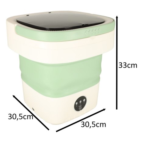 Pralka automatyczna turystyczna mini składana przenośna 12L zielona Kik Sp. z o. o. Sp. k.