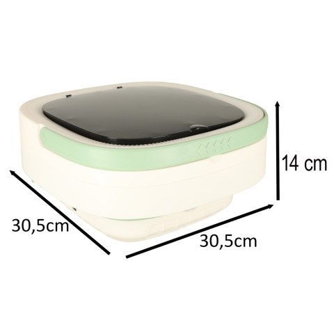 Pralka automatyczna turystyczna mini składana przenośna 12L zielona Kik Sp. z o. o. Sp. k.