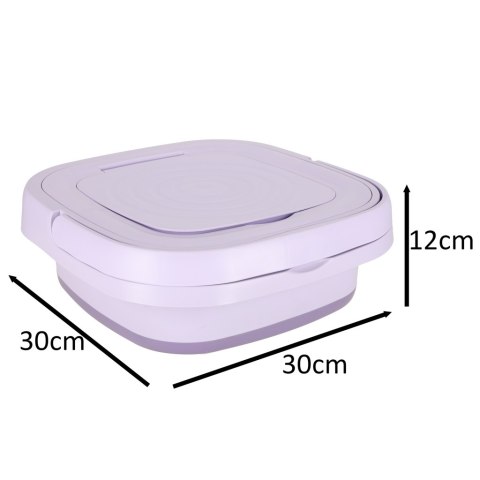 Pralka automatyczna turystyczna mini składana przenośna 8L fioletowa Kik Sp. z o. o. Sp. k.