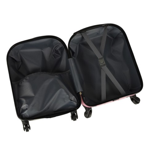 Walizka podróżna dla dzieci bagaż podręczny na kółkach kot różowa Kik Sp. z o. o. Sp. k.